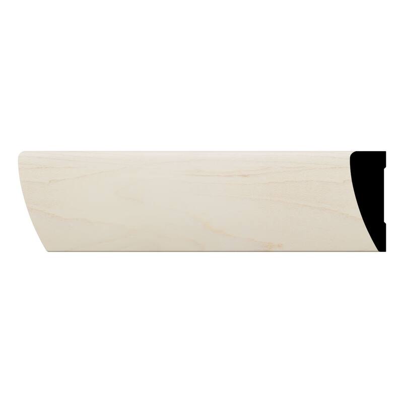 WM327: 11/16-in D x 2-1/4-in W x 96-in L Americraft Solid Hardwood Stain Grade Modern Casing Moulding - Maple