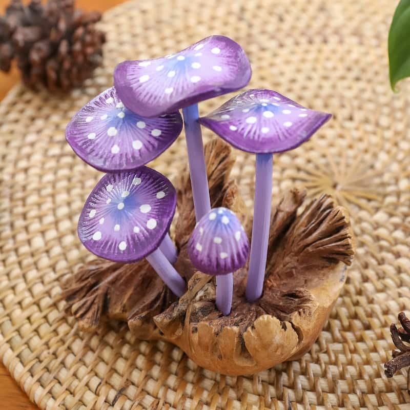 Novica Handmade Wild Magic Wood Sculpture
