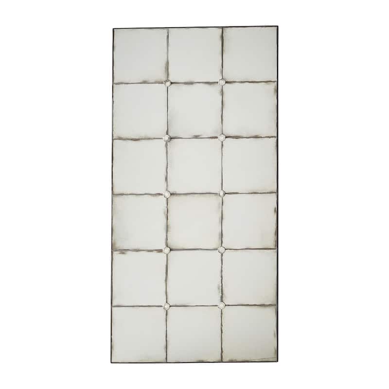 Furniture Classics Aces Iron Rectangular Wall Mirror - Black