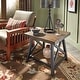 preview thumbnail 2 of 35, Bryson Rustic X-Base End Table with Shelf by iNSPIRE Q Classic