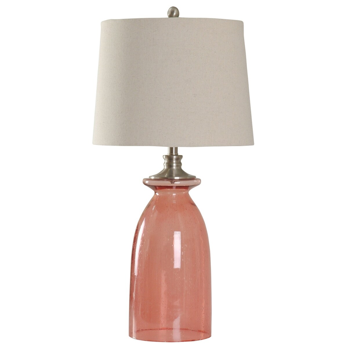 blush pink tall lamp