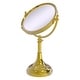 preview thumbnail 6 of 15, Allied Brass Height Adjustable 8 Inch Vanity Top Make-Up Mirror 3X Magnification
