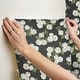 preview thumbnail 5 of 5, Hydrangea Black and White Peel and Stick Wallpaper