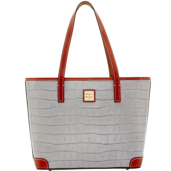 Dooney & Bourke Croco Charleston (Introduced by Dooney & Bourke at $248 in Jan 2017) - Light Grey