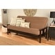 preview thumbnail 14 of 19, Somette High-density Foam Full-size Replacement Futon Mattress Only Marmont Mocha