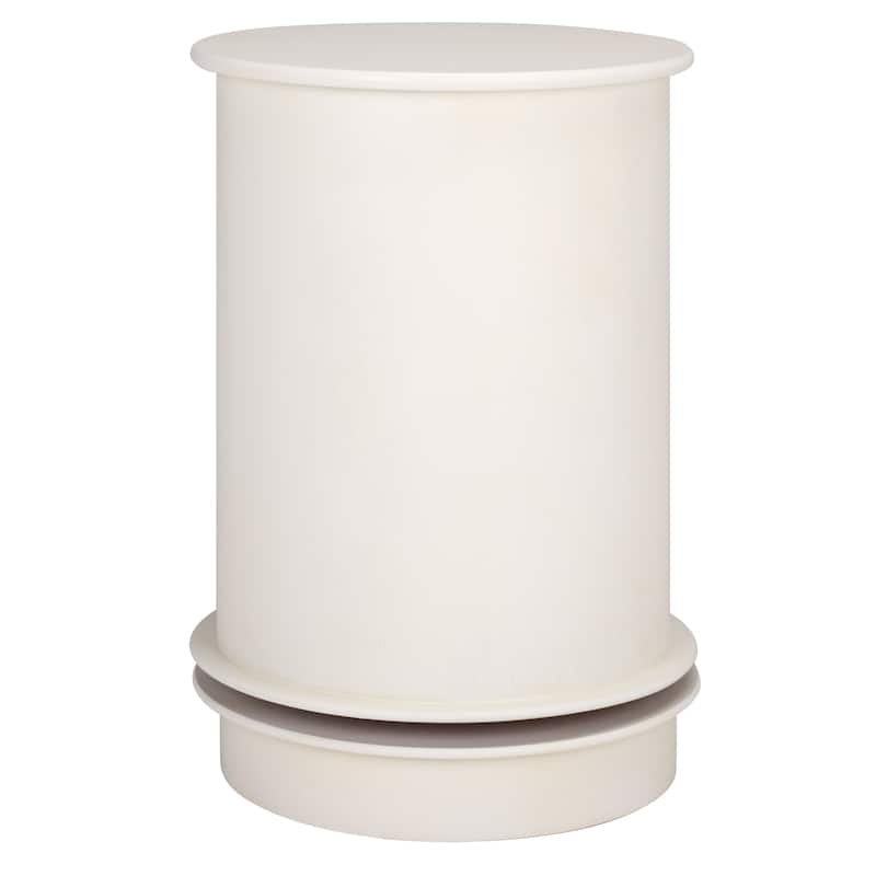 SAFAVIEH Celestia Grey Swivel Storage Accent Table - 18"W x 18"D x 26"H