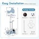 preview thumbnail 3 of 9, Costway 4-in-1 Toddlers Basketball Hoop with Basketball Soccer Golf - See Details