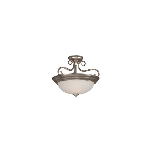 Craftmade X124 2 Light Semi-Flush Ceiling Fixture
