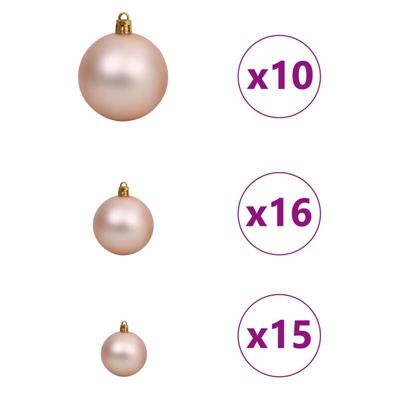 vidaXL Christmas Tree Party Decoration Artificial Slim Tree with Stand PVC