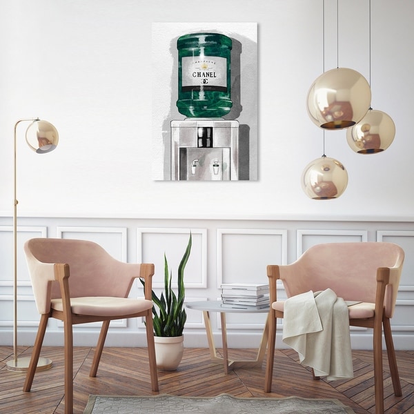 Oliver Gal 'Champagne For Days' ファッションウォールアートデココレクション モダンプレミアムキャンバスアートプリント Oliver Gal \u0027Champagne for Days II\u0027 Fashion Green Wall Art Canvas