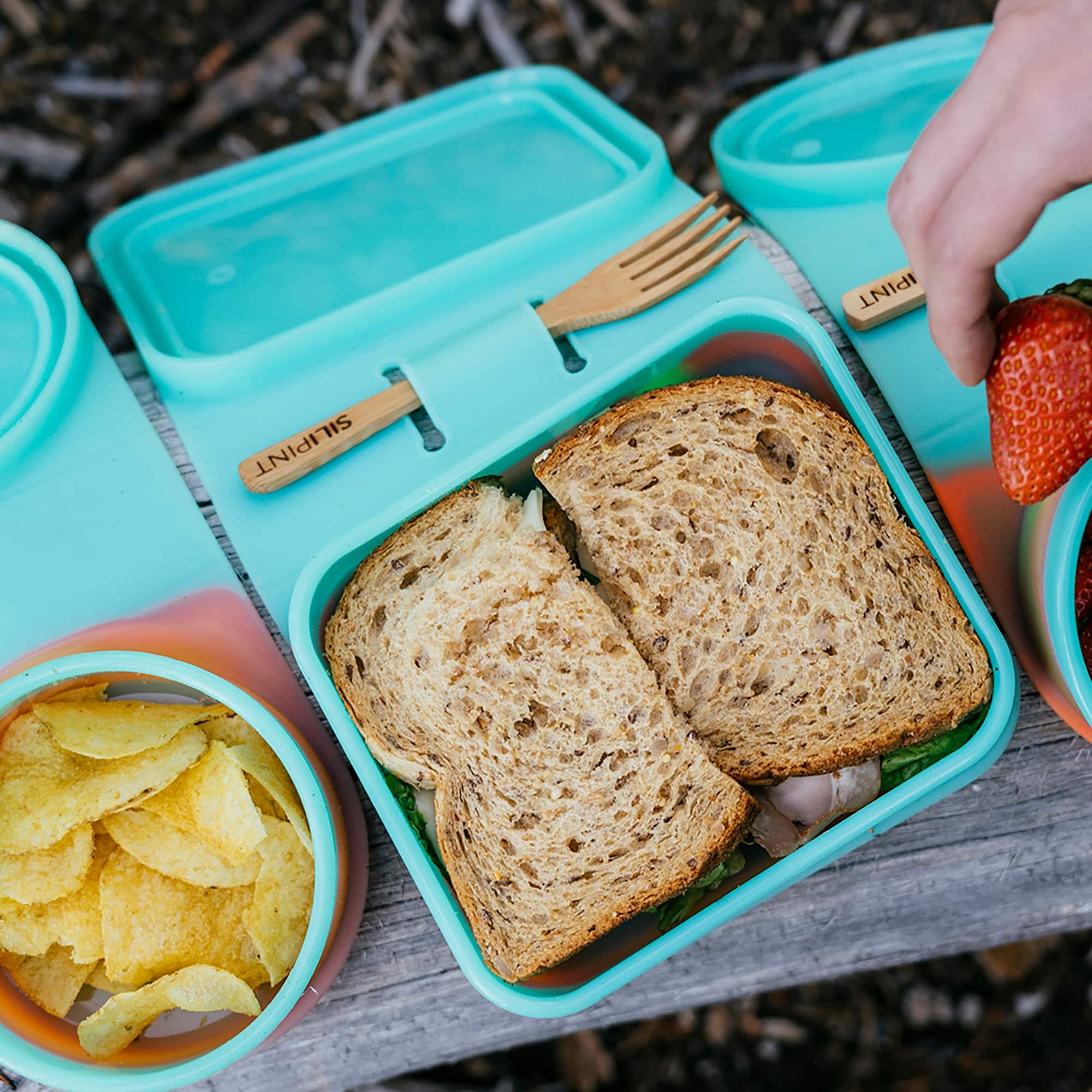 Silipint Silicone Go Go Bowls 2pk Sandwich Size Deep Pool