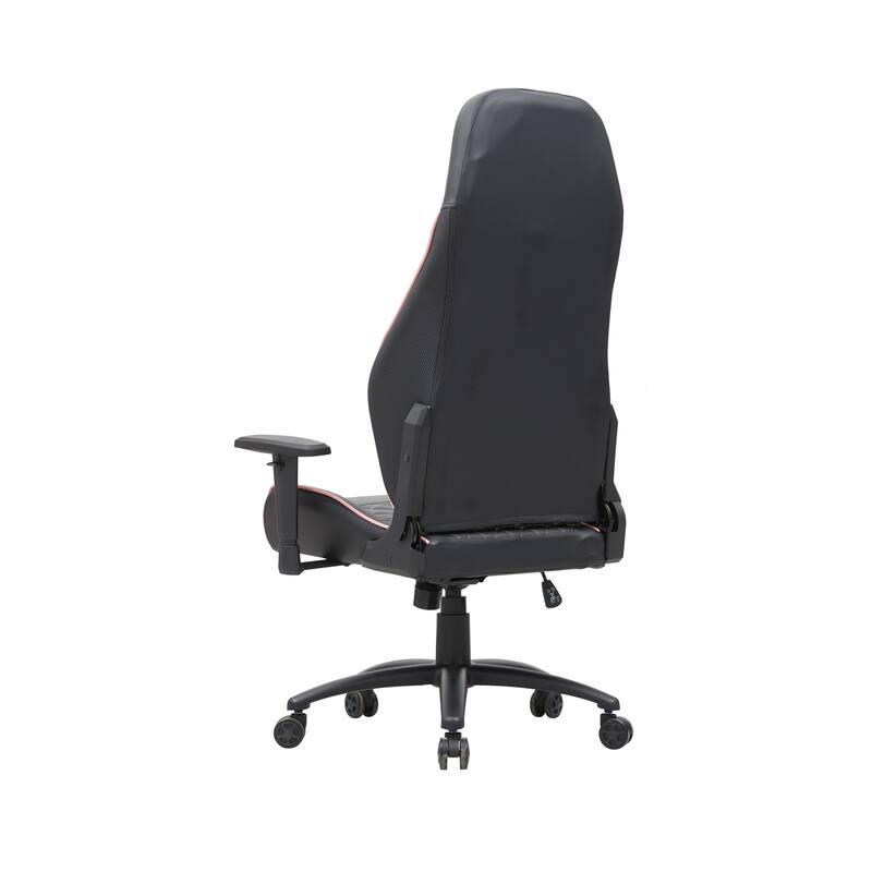 Joseff Black Faux Leather Reclining Gaming Chair by Furniture of America