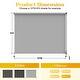 preview thumbnail 13 of 21, 6'W X 6'H Outdoor Roller Shade with 95% UV Protection