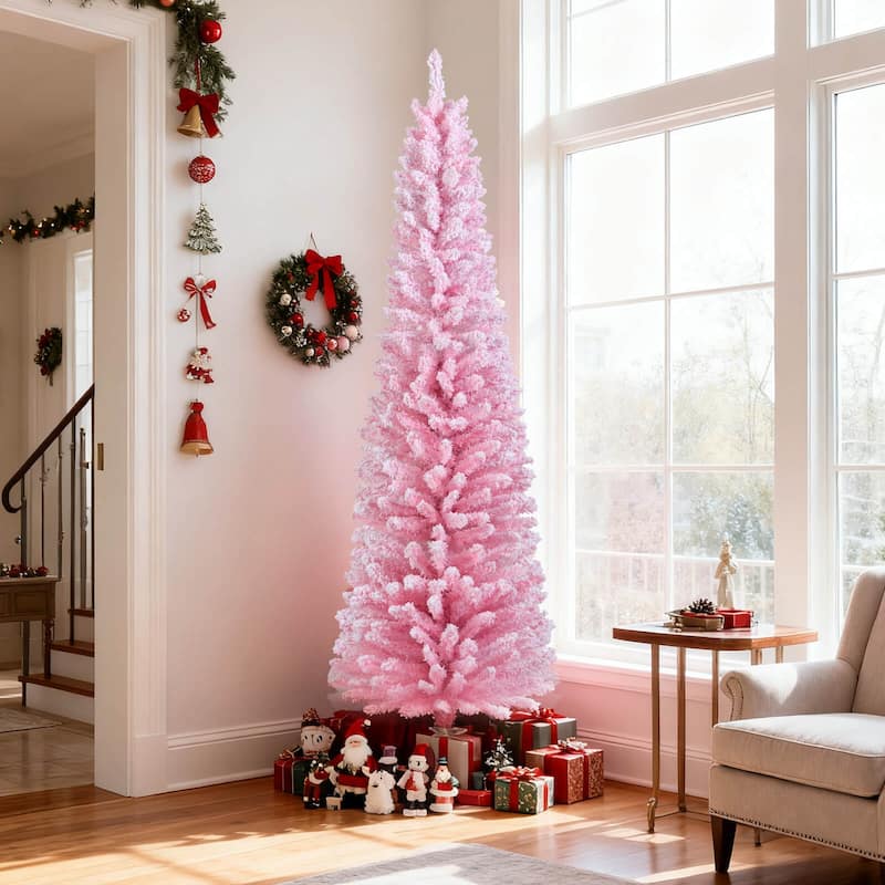 Costway 5/6 FT Artificial Christmas Tree with 328/460 Branch Tips & - See Details
