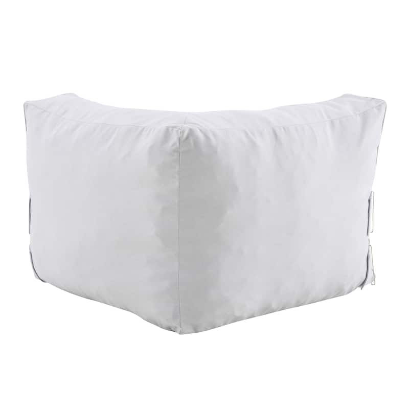 Christopher Knight Home - Nerissa Modular Outdoor/Indoor Bean Bag Sectional Sofa Set with Shredded Foam Filled