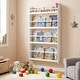 preview thumbnail 15 of 18, Costway Kids Bookshelf, 4-Tier Wall Mounted Book Shelf for Toys,
