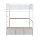 preview thumbnail 9 of 32, Full Metal Gaming Loft Bed with LED, Desk & Drawers