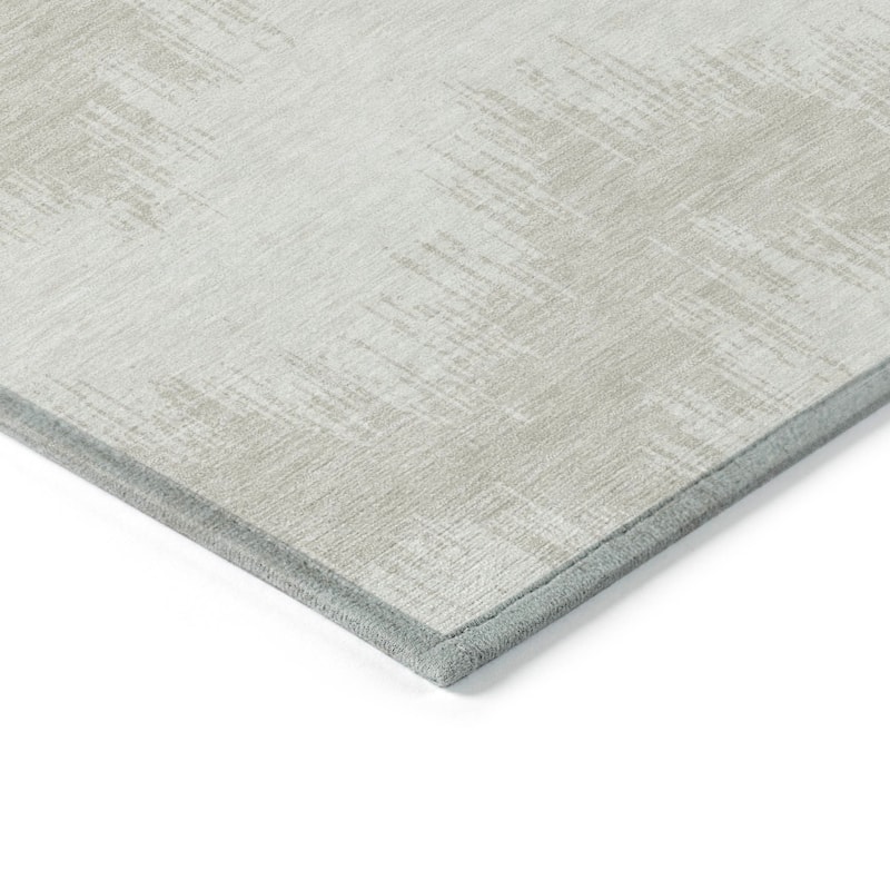 Machine Washable Indoor/ Outdoor Chantille Modern Chevron Rug