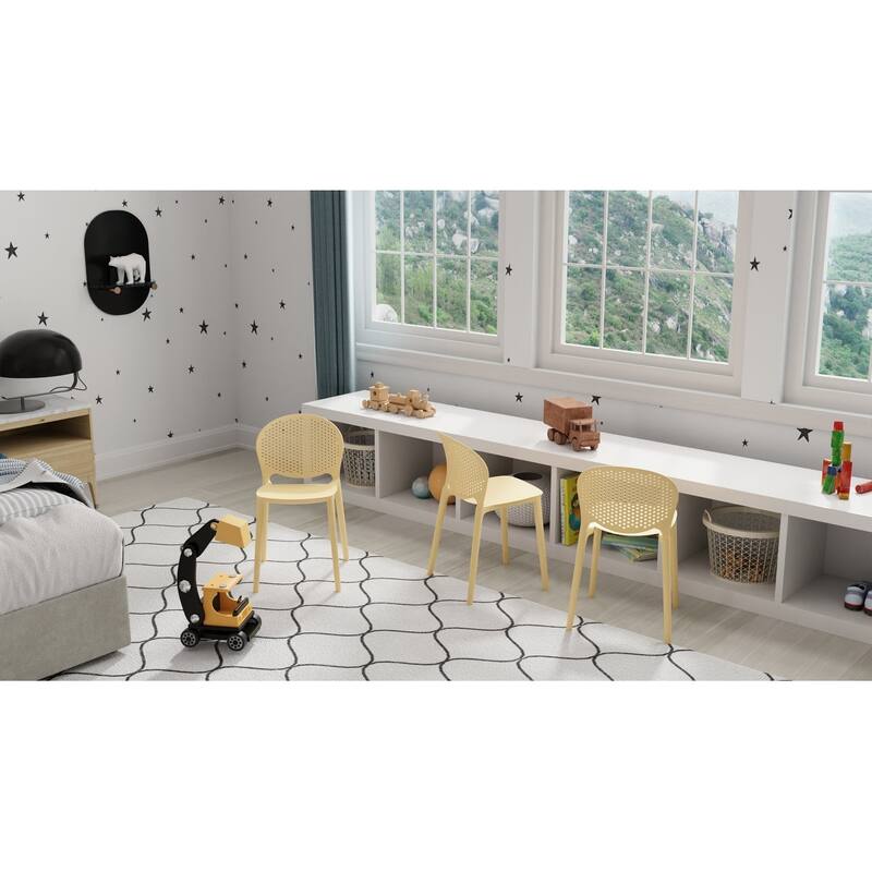 Stackable Kids Chair, Set of 4