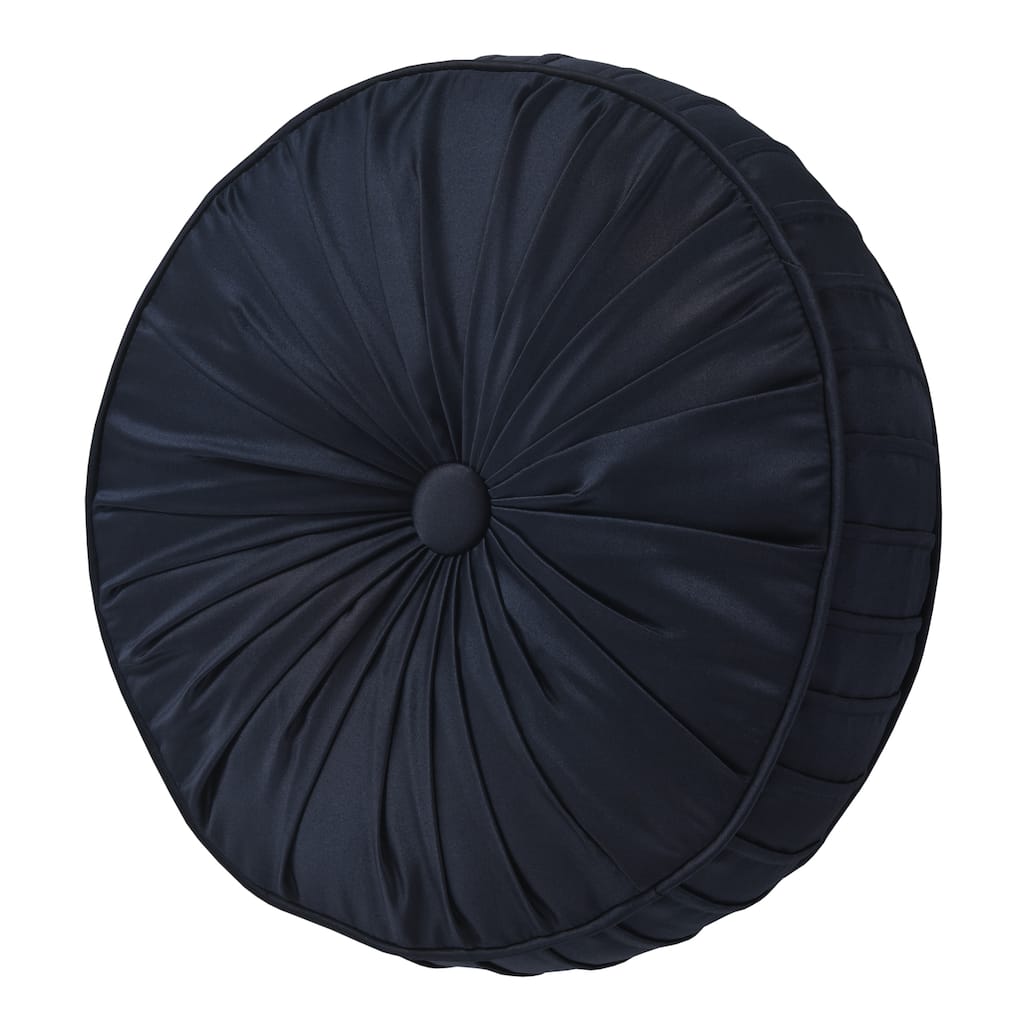 J. Queen New York Caruso Tufted Round Decorative Throw Pillow