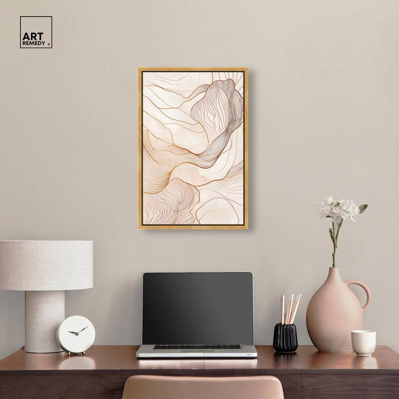 Contoured Reverie II Canvas by Art Remedy