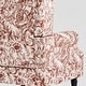preview thumbnail 134 of 134, 2 Set Traditional Patterned Wingback Accent Chairs with NailHead