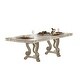 preview thumbnail 2 of 1, ACME Ragenardus Dining Table in Antique White - Antique White