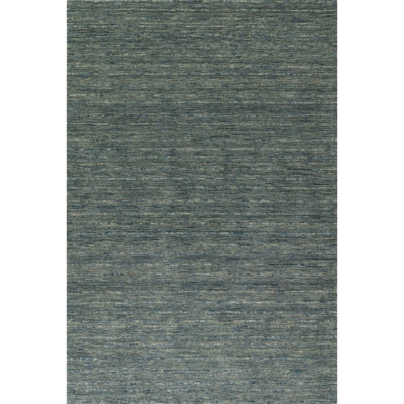 Addison Heather Variegated Wool Area Rug - 8'X10' - Blue - Rectangle