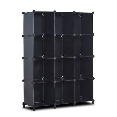 12 Cube Storage Organizer,DIY Modular Cabinet Shelves for Clothes