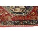 preview thumbnail 4 of 2, Noori Rug Fine Vintage Distressed Peymaneh Red/Navy Runner - 1'10" x 1'10"