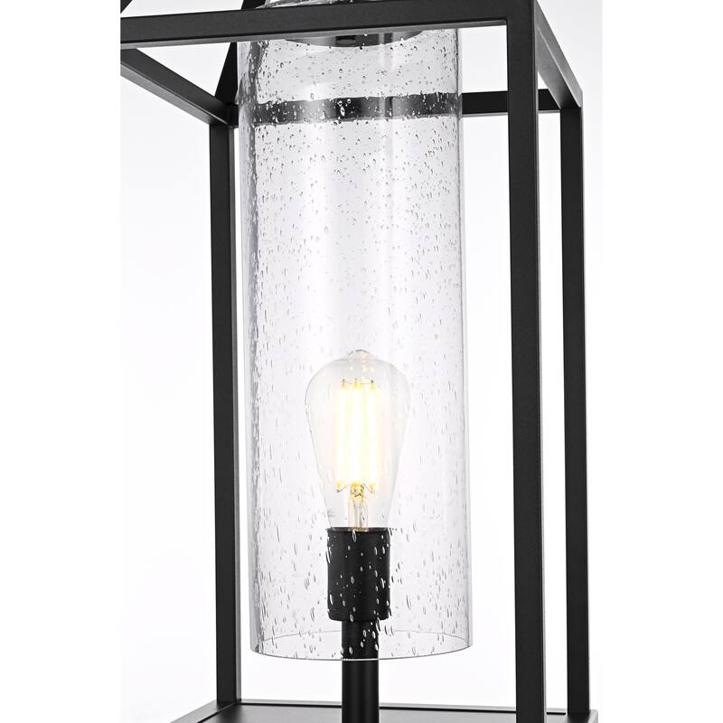 Lazare Outdoor Post light in Black