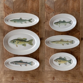 Shorebirds Fish 15x7 Platter main image 0