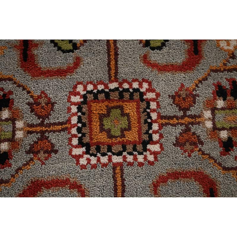Lilian Oriental Foyer Rug Hand-Knotted Wool Carpet - 3'0"x 5'0"