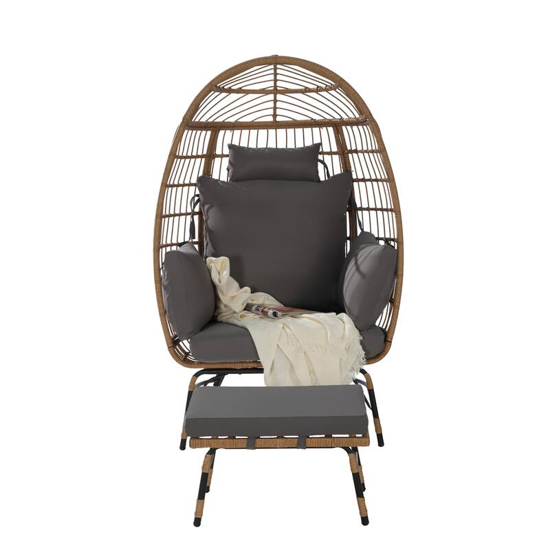 Wicker Egg Chair (Excluding the table)