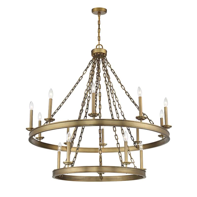 Savoy House Seville 15 Light 45" Wide Taper Candle Chandelier