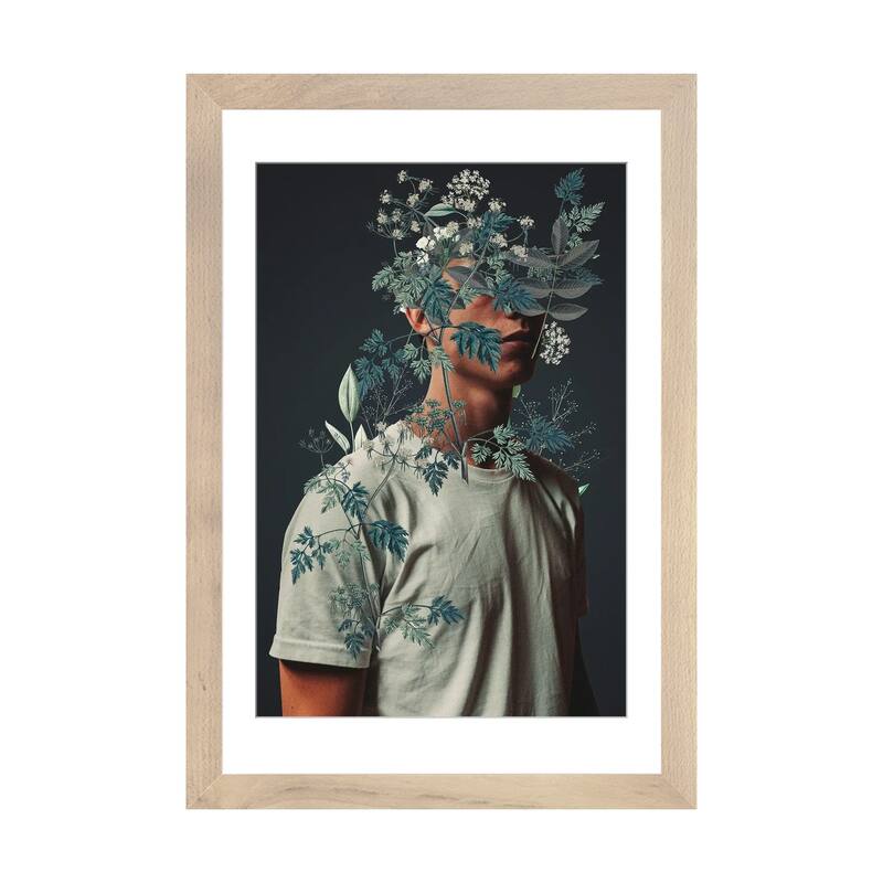 iCanvas "Waiting To Inhale" by Frank Moth - Natural - 24x16x1