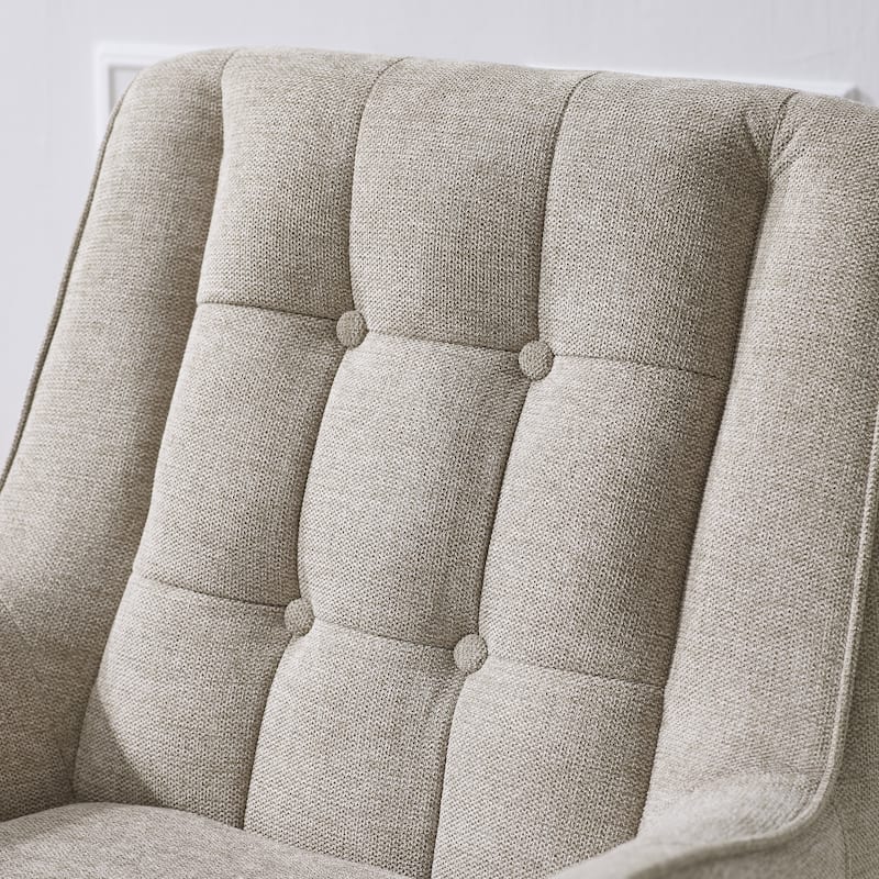 Art Leon Comfortable Fabric Upholstered Accent Chair