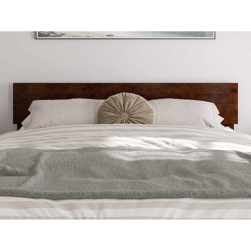 Wesley Platform Bed with Panel Footboard and Twin XL Trundle