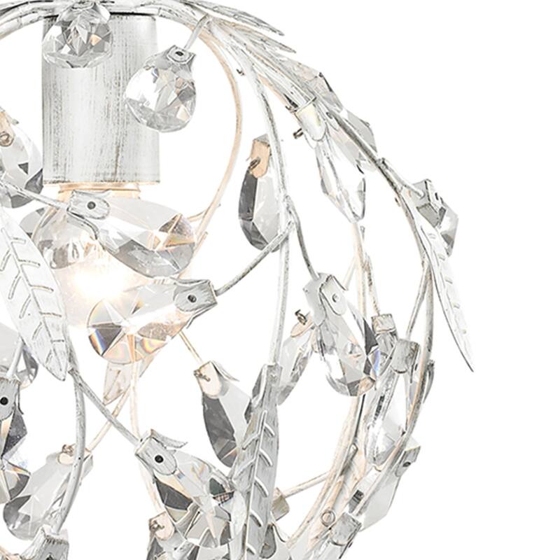 Elk Home Circeo Antique White With White Metal Shade 1 Light Pendant