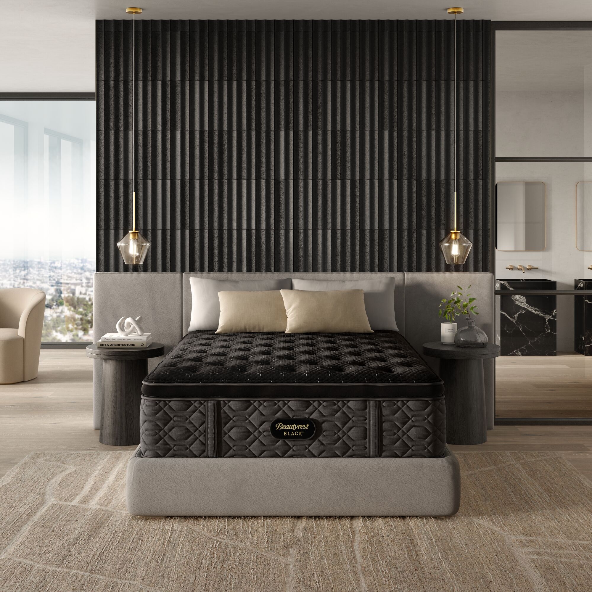 Beautyrest black evie plush pillow top top