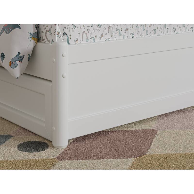 Andorra Platform Bed with Panel Footboard and Storage Drawers