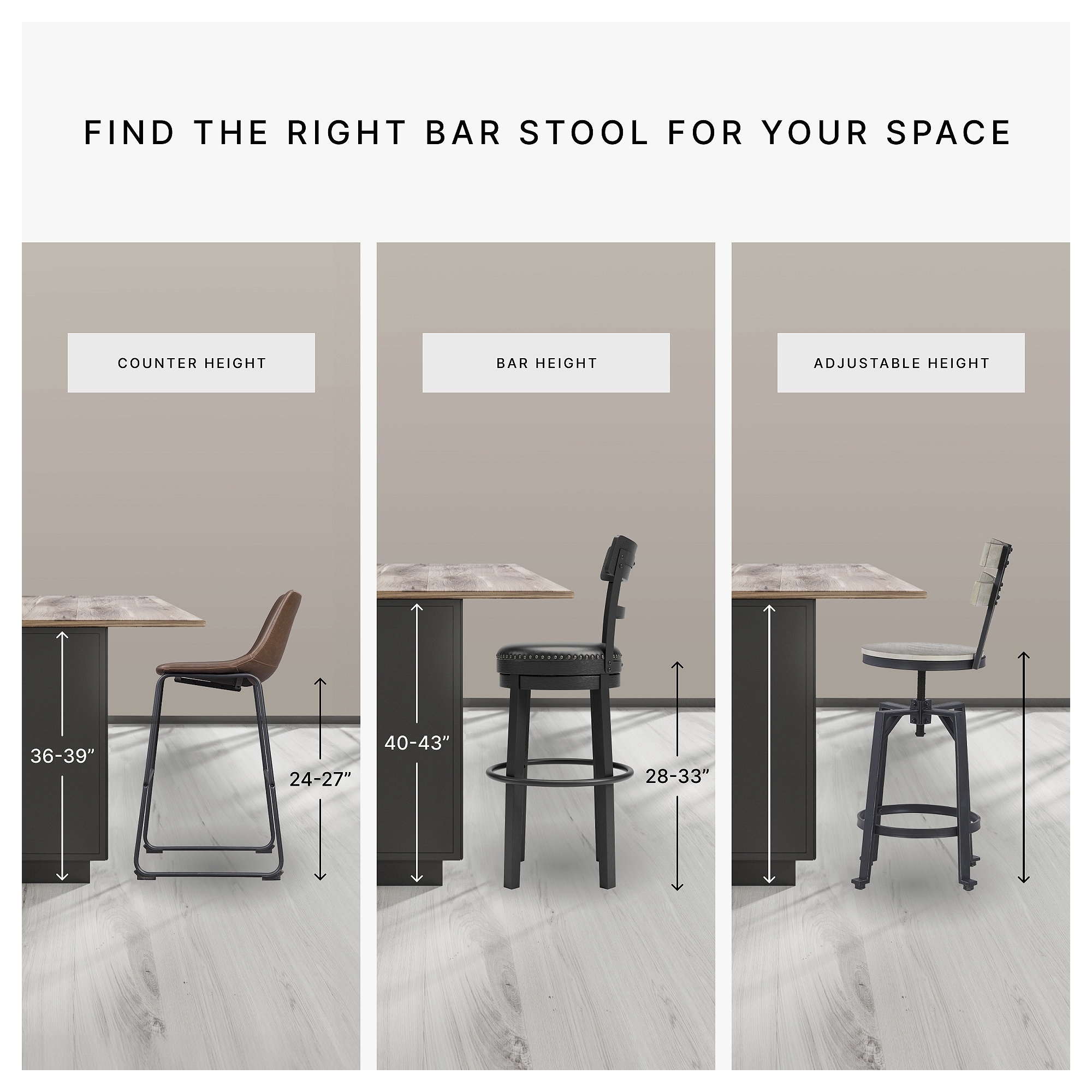 Signature Design by Ashley Valebeck Black/Brown Counter Height