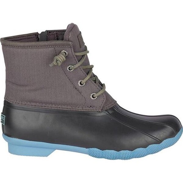 sperry duck boots grey and turquoise