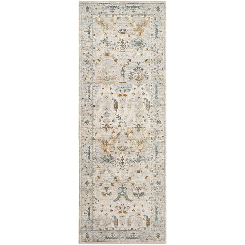 Livabliss Transitional Dresden Medallion Area Rug