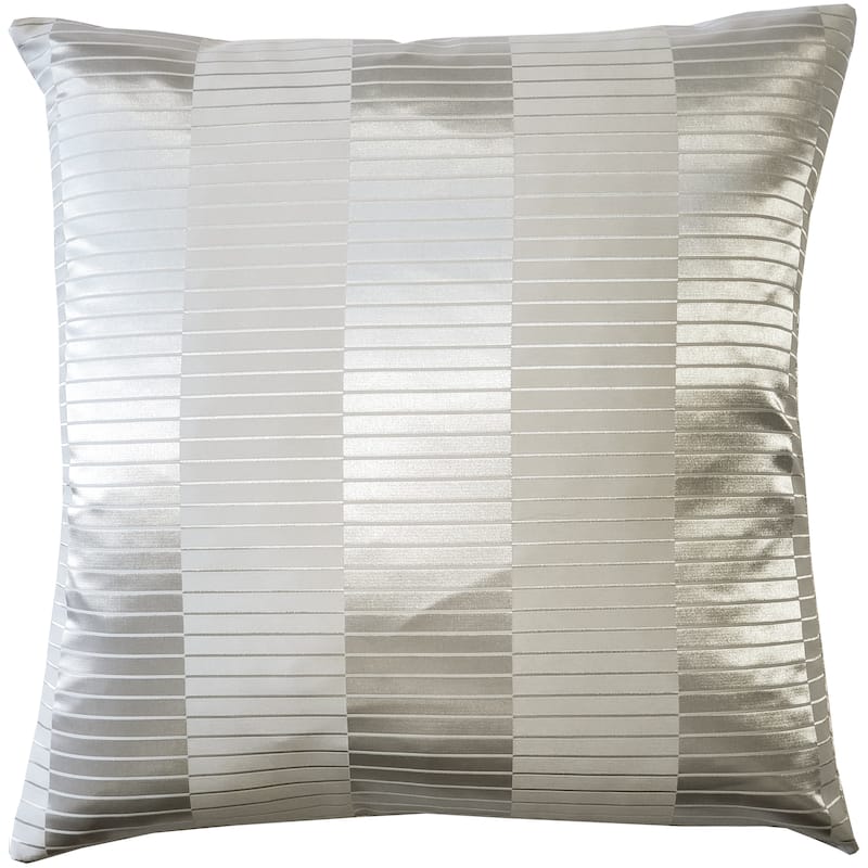 Pinctada Pearl 19x19 Throw Pillow - Pale Silver
