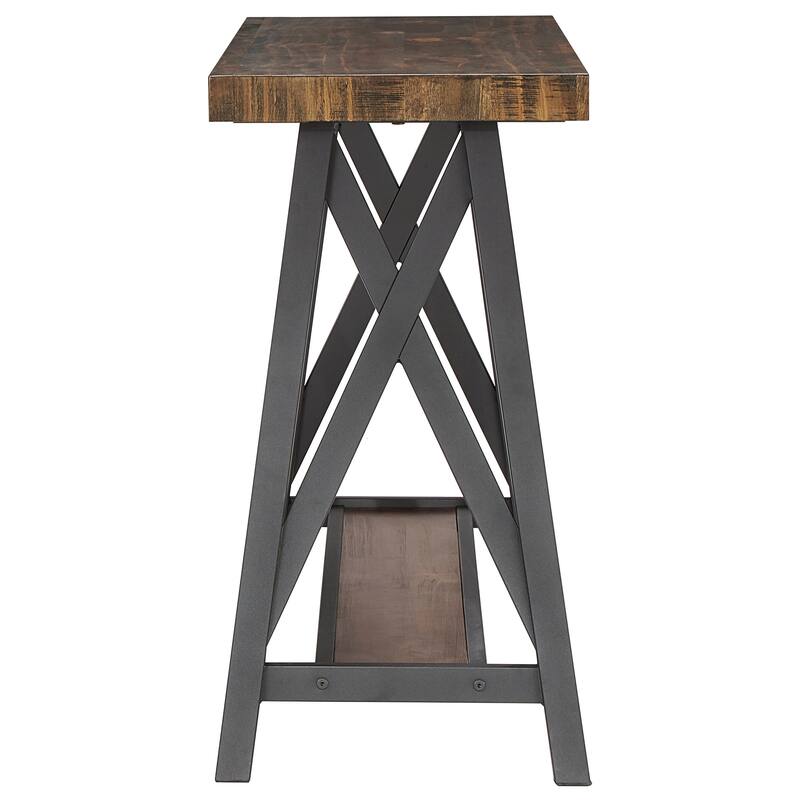 Bryson Rustic X-Base Accent Tables by iNSPIRE Q Classic