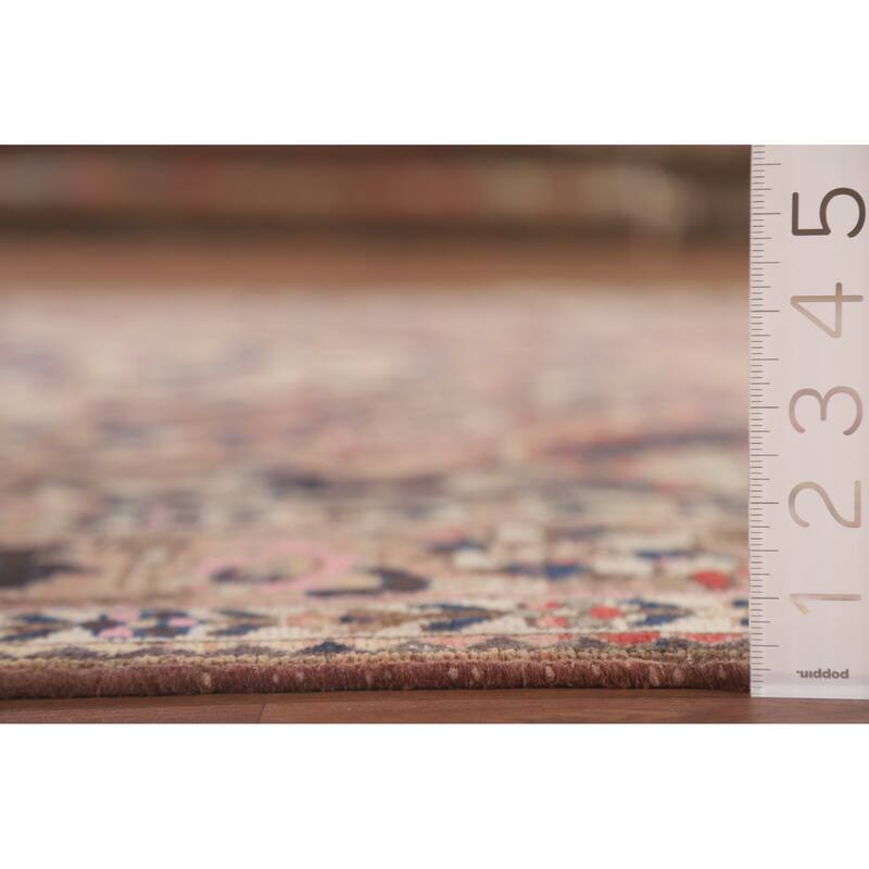 Geometric Bakhtiari Persian Vintage Area Rug Hand-knotted Wool Carpet - 6'8" x 10'0"