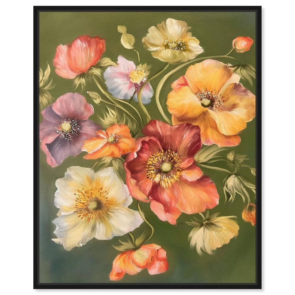 Twilight Tulips I Canvas by Art Remedy