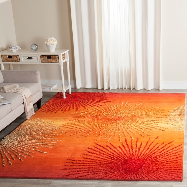 SAFAVIEH Handmade Soho Miyase Burst New Zealand Wool Rug - On Sale - Bed  Bath & Beyond - 5779102