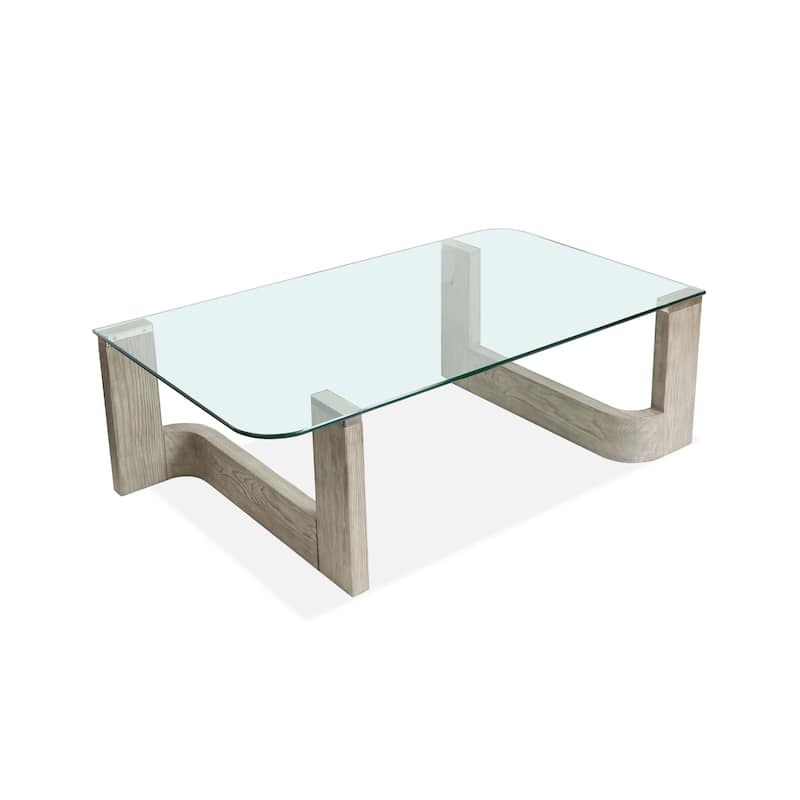 Magnussen Home Bartlett Smokey Pine Rectangular Cocktail Table - 52''W x 30''D x 17''H